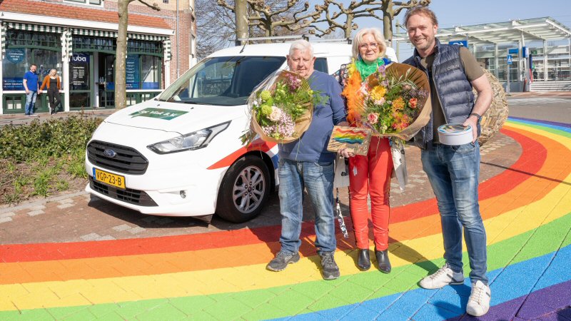 Schagen blij met regenboog geschenk
