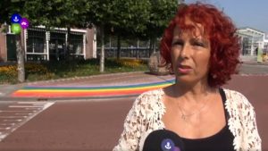 Wens4U blij met regenboogstoep in Schagen