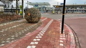Regenboogpad tijdelijk weg