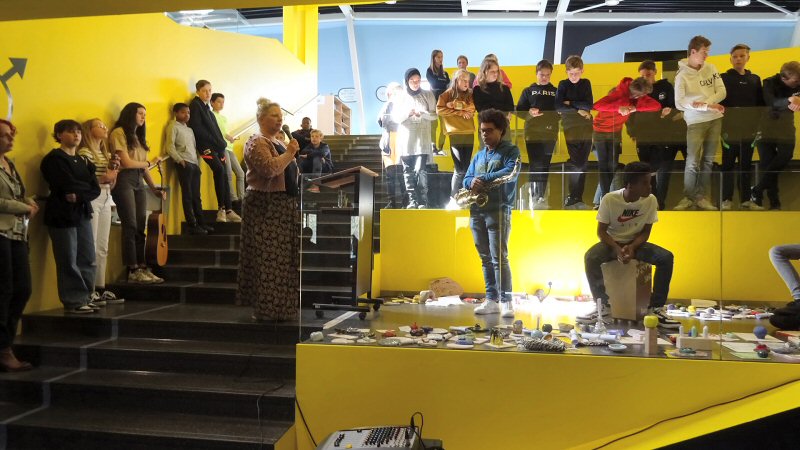 Opening expo gedenkstenen Regius College