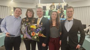 Afscheid met een lintje