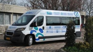 Rolstoelbus loopt op erwtensoep