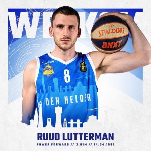 Ruud Lutterman maakt seizoen af bij Den Helder Suns