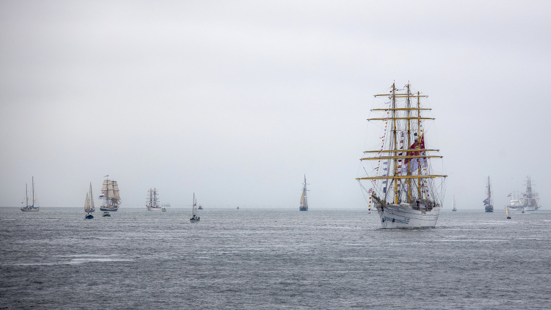 Uittocht zeilzeeschepen Sail Den Helder 2023
