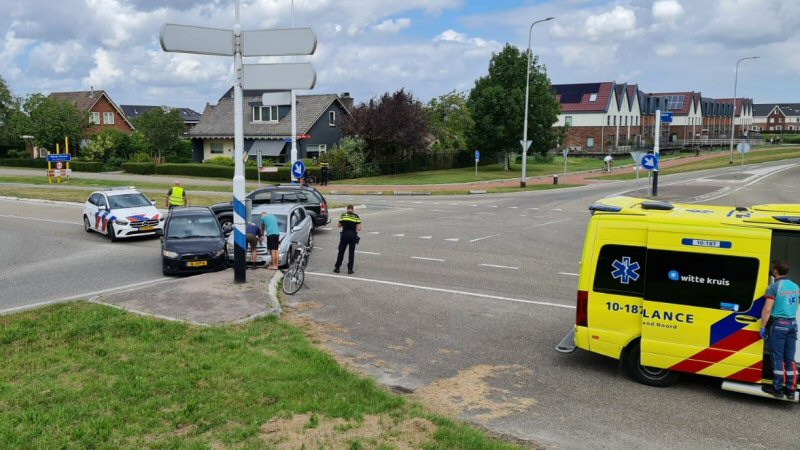 Veel schade bij ongeval Nieuwe Niedorp