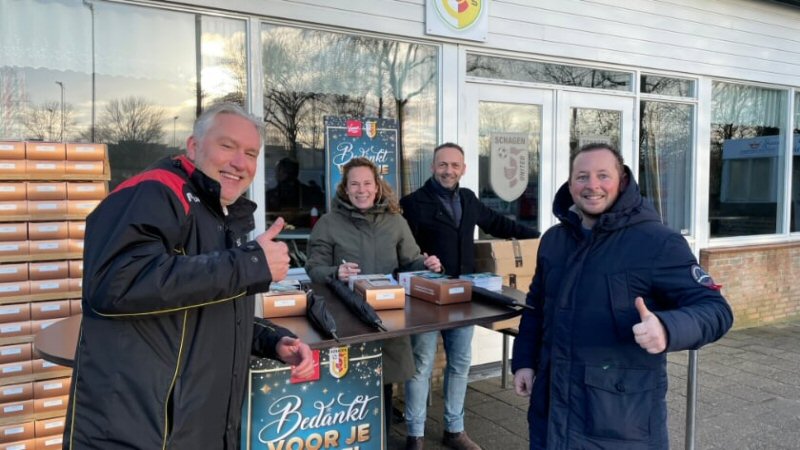Vrijwilligers Schagen United bedankt