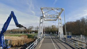 Onderhoud aan de Schagerbrug in Middenmeer