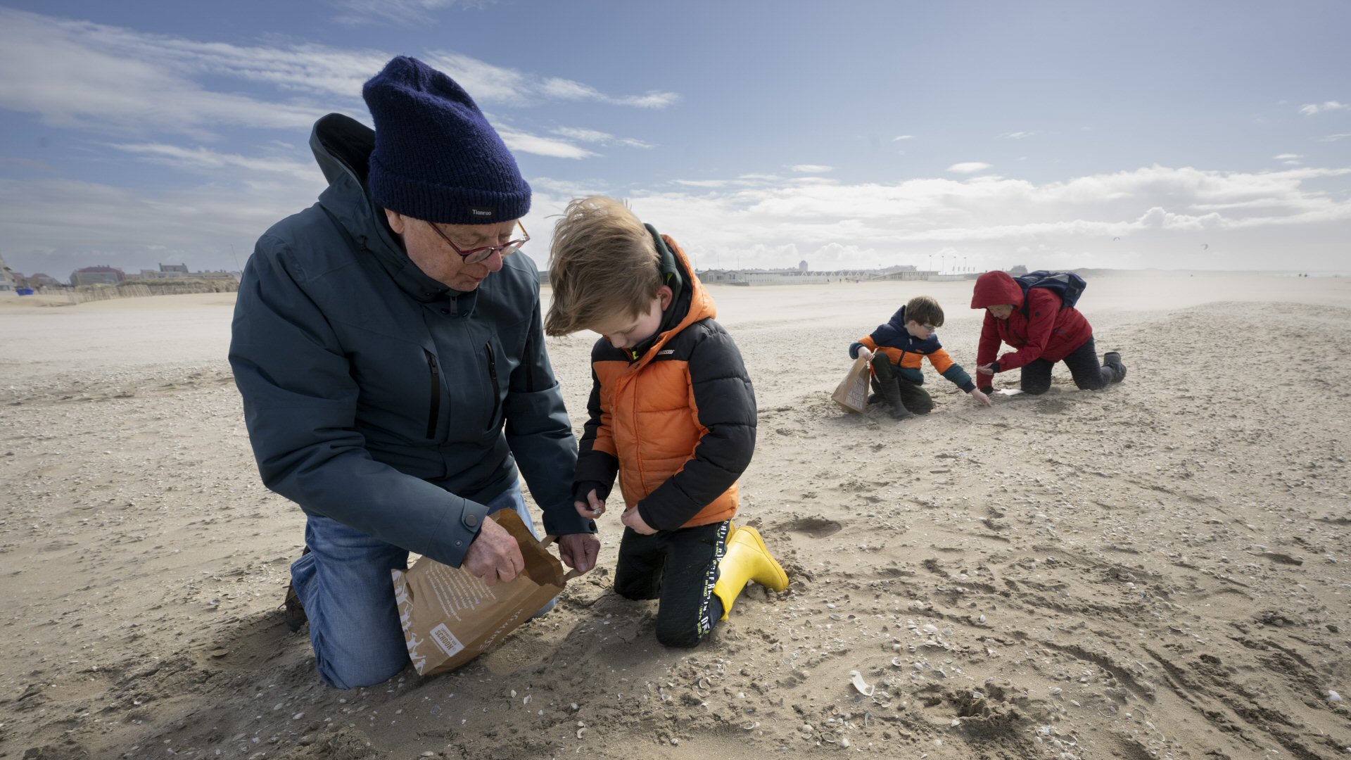 Schelpenteldag langs Noordzeekust