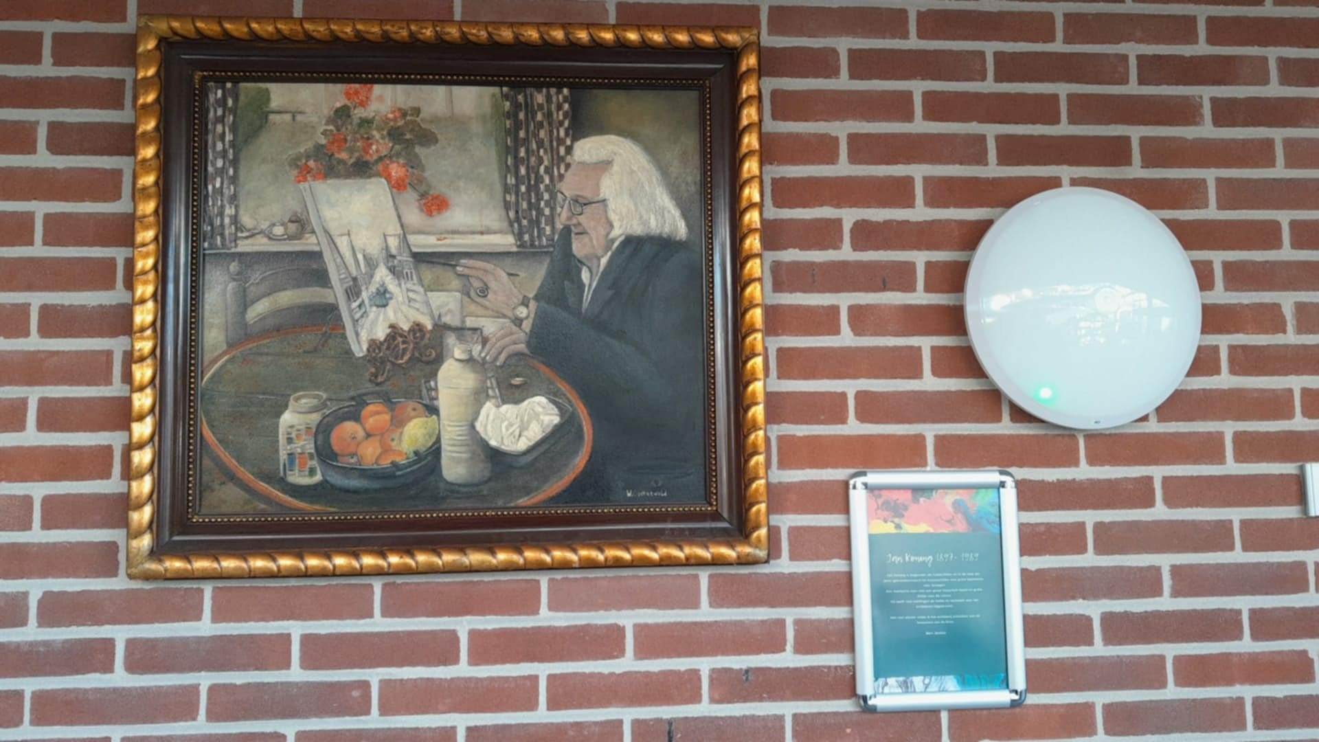 Schilderij Jan Koning geschonken aan De Bron