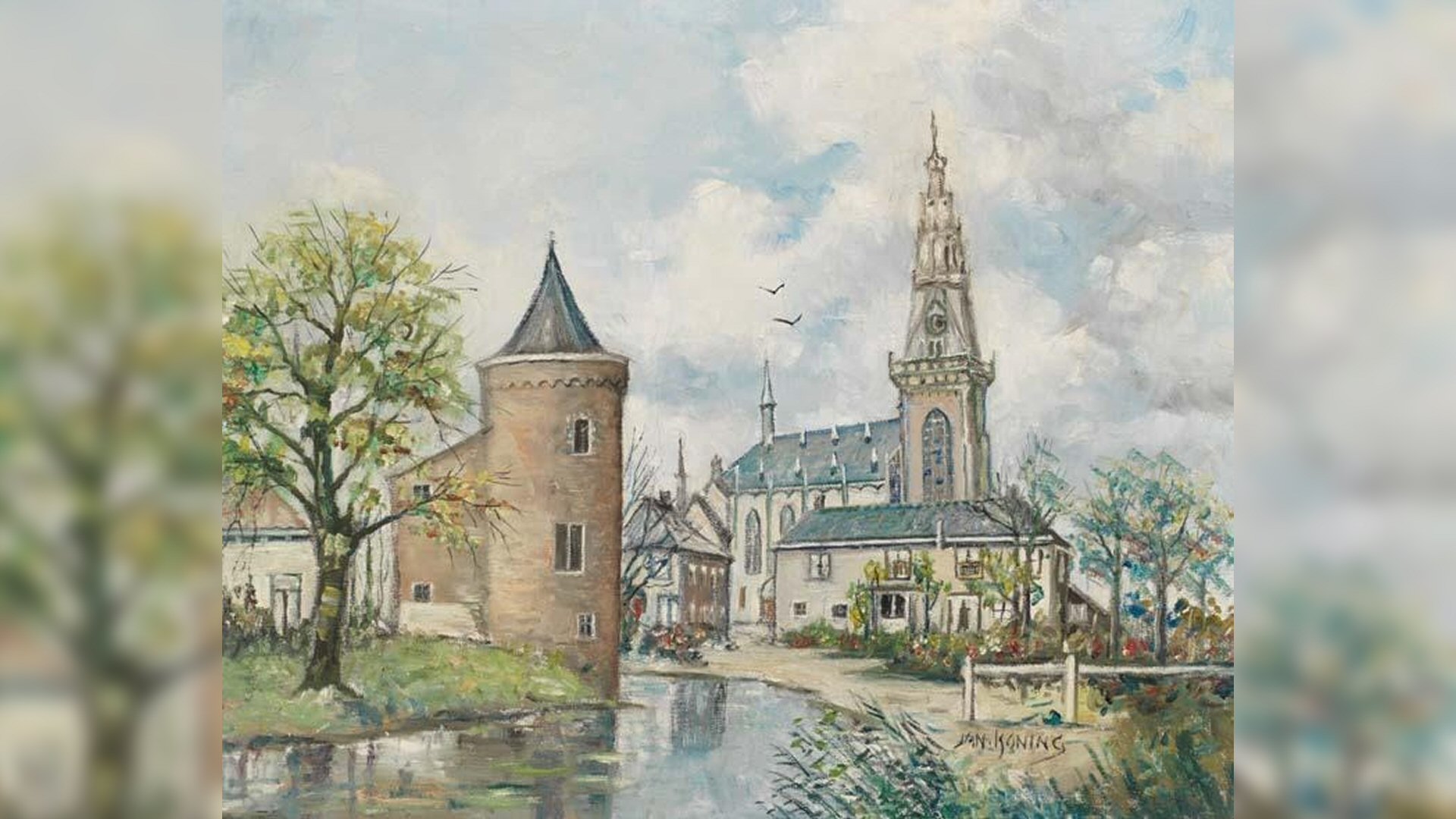 Fraai schilderij Jan Koning opgedoken