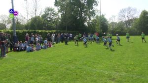 Basisschoolleerlingen in de scrum