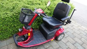 Scootmobiel mag niet in trappenhuis