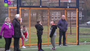 Senioren en jeugd sporten samen