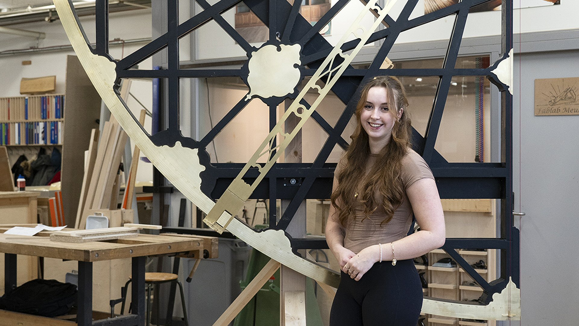 Studente Simone Vooijs maakt meetinstrument