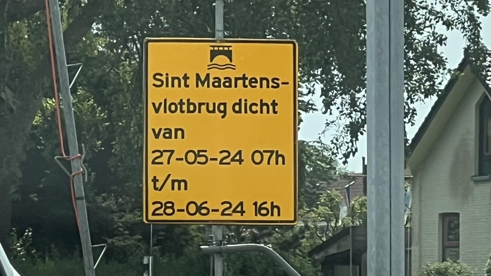 Vlotbruggen bijna maand dicht voor auto´s