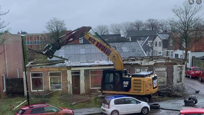 Ruïne aan Dorpen dan toch tegen de vlakte