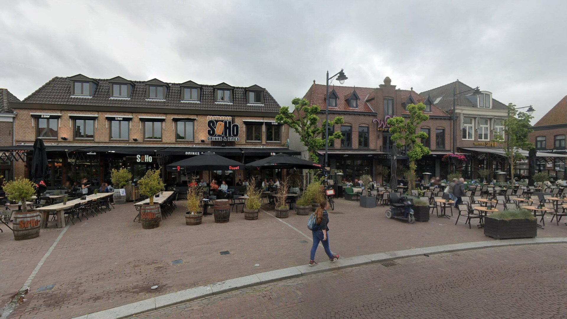 Horeca-ondernemers willen vaste overkapping