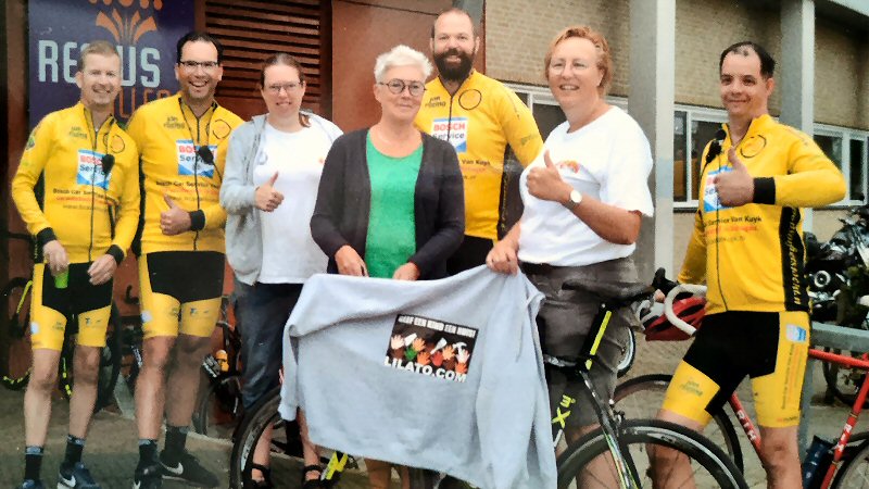Fietsen voor het goede doel