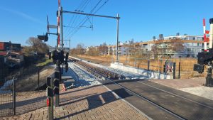 Spoorwegovergang Hoep weer open