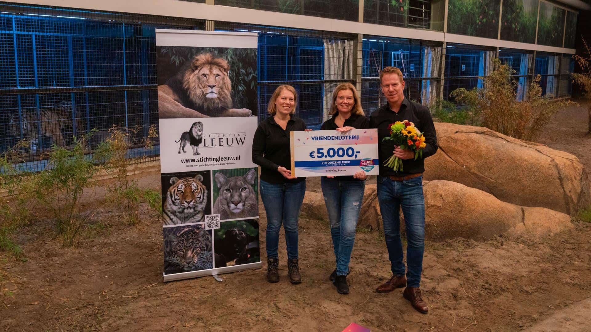 Nieuw binnenverblijf voor Stichting Leeuw uit Anna Paulowna