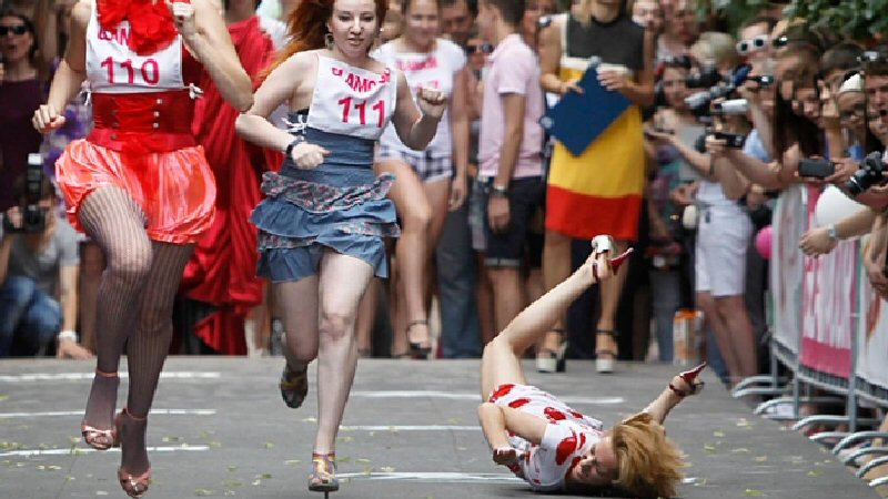 Stilettorun tijdens Kermis Schagen