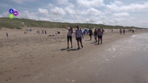 Wandelaars Strand6Daagse ruiken finish(video)