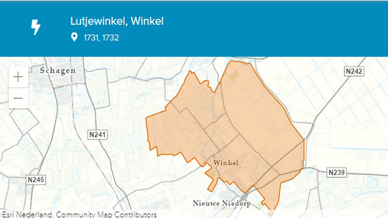 Stroomstoring in Niedorp (Update)