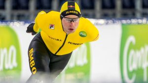 Sven Kramer bezoekt Campina Boerderijdag