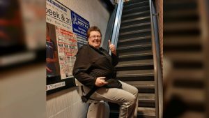 Traplift voor tafeltennisvereniging Noordkop