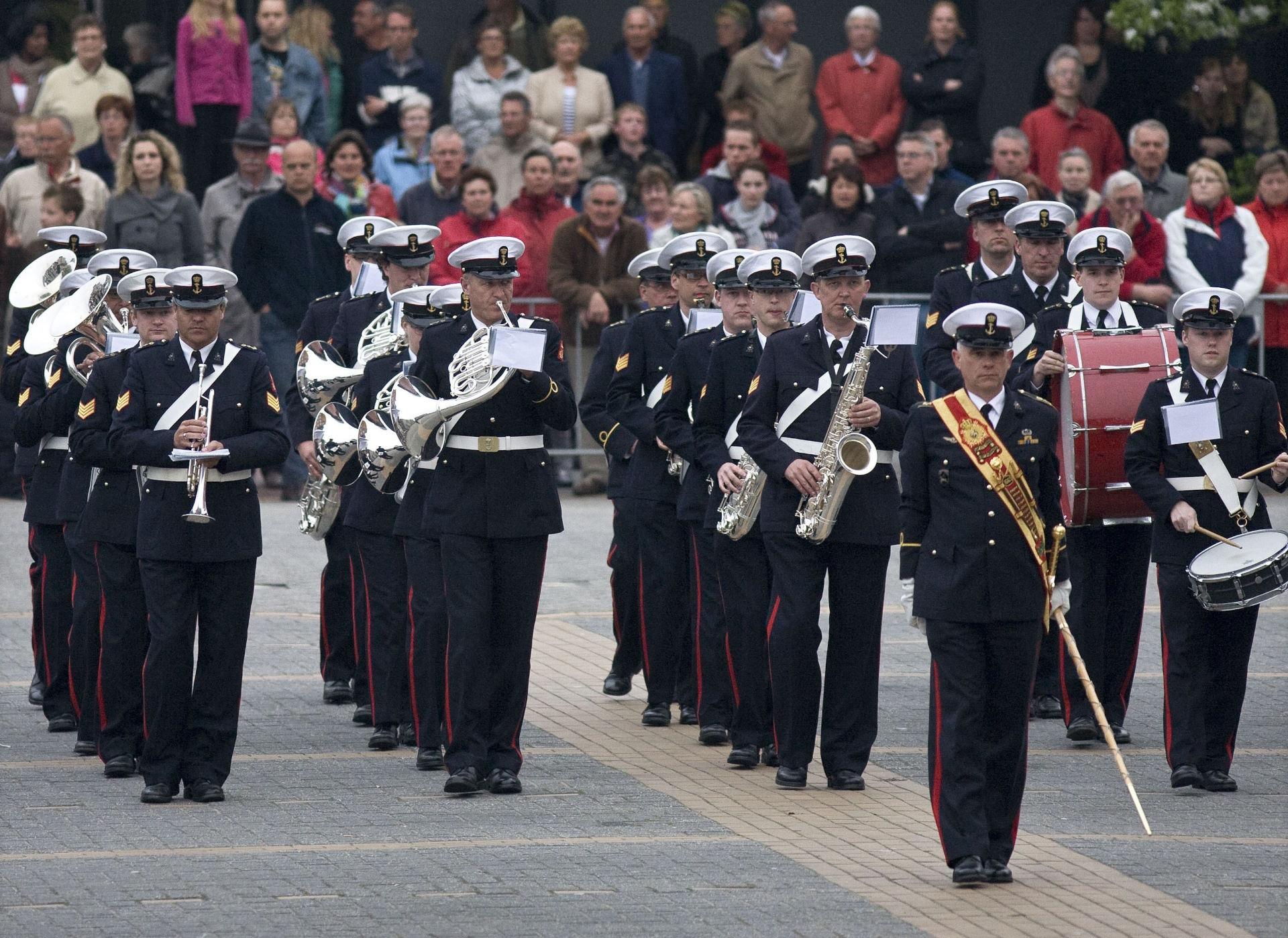 Jaarlijkse Taptoe samen met Koninklijke Muziekkapel Belgische Marine