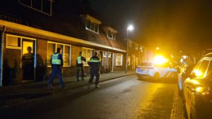 Bestuurder slingert over Thorbeckestraat