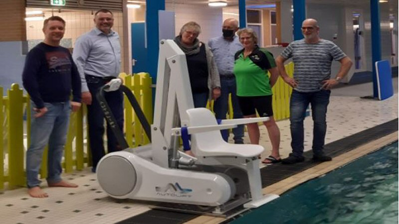 Nieuwe tillift voor Zwembad De Terp
