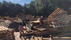 Timmeren in de dorpen