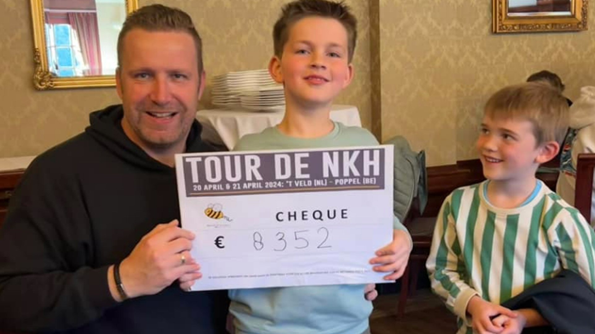 Tour de NKH levert € 8.000,- op