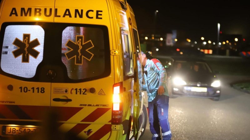 Traumaheli landt bij Kooypunt