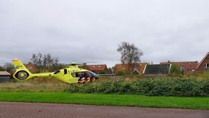 Traumaheli gehinderd door drone