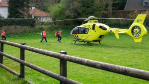 Traumaheli ingezet voor mountainbiker