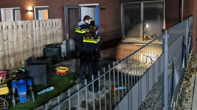 Brand in achtertuin Wieringerwerf
