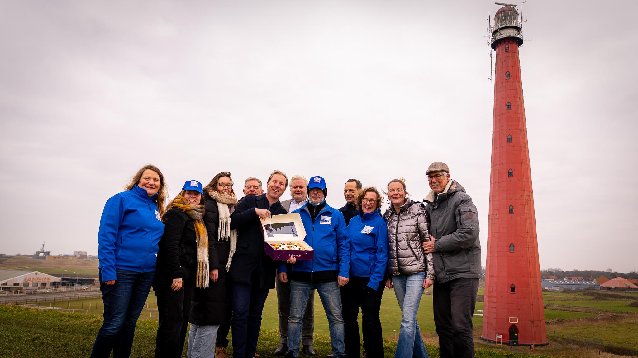 VVD Valentijnstaart voor de harde werkers van de Halve van Den Helder