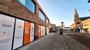 Gevel Van Haren wordt etalage