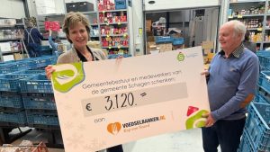 € 3.120,- naar Voedselbank Kop van Noord