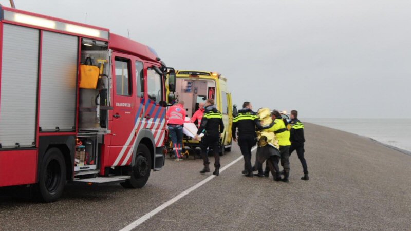 Vrouw uit zee gehaald bij Den Helder