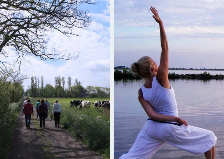 Yoga-Wandeldag op Wieringen
