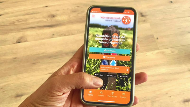 Nieuwe website en app voor Wandelnetwerk