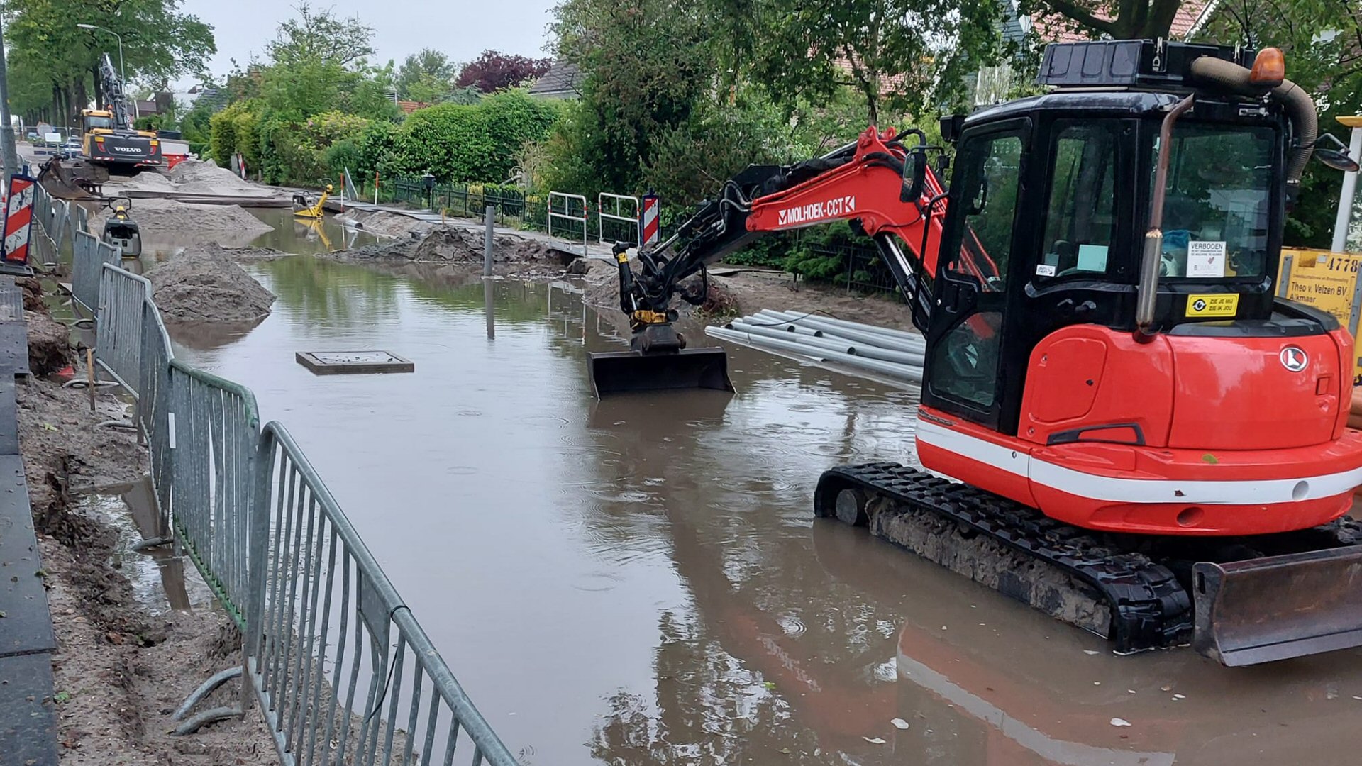 Ook in regio Schagen wateroverlast