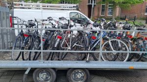 Weesfietsen verwijderd bij station Schagen