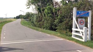 Westfriesedijk in Kolhorn even afgesloten 