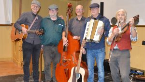 The Wheelbarrowband treedt op in Witte Kerkje Wieringerwaard