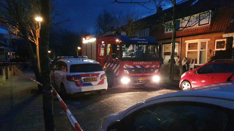 1 gewonde bij woningbrand Den Helder