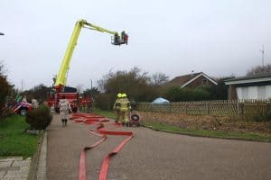 Fikse schade bij woningbrand Julianadorp